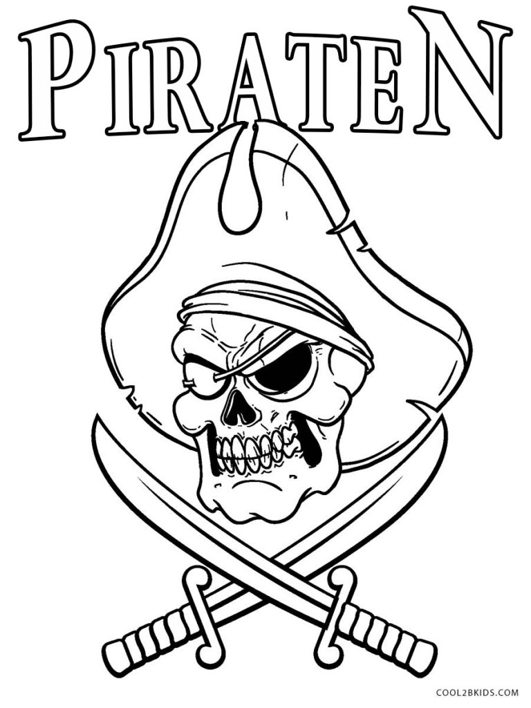 Ausmalbilder Piraten Malvorlagen kostenlos zum ausdrucken