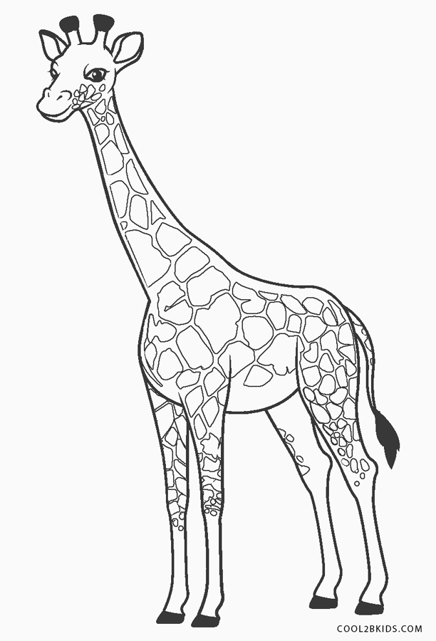 Ausmalbilder Giraffe - Malvorlagen kostenlos zum ausdrucken