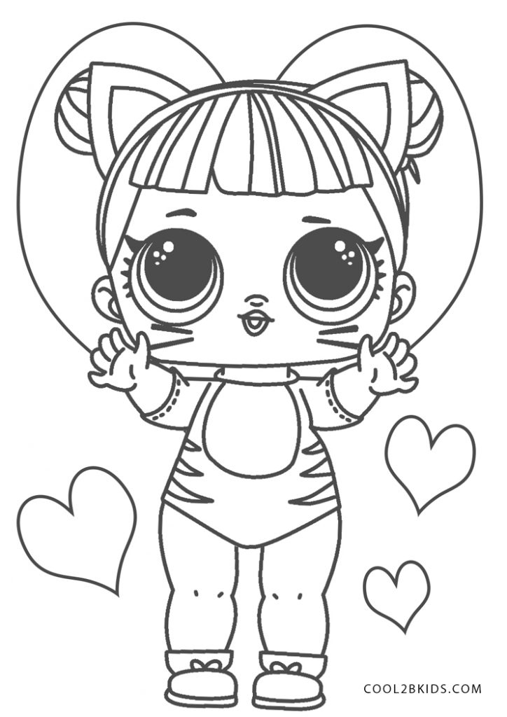 Free Printable L.O.L Coloring Pages For Kids