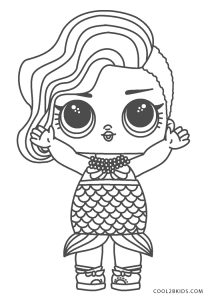 Free Printable L.O.L Coloring Pages For Kids