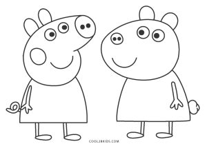 Peppa Pig para imprimir e colorir  Snoopy malvorlagen, Ausmalbilder zum  ausdrucken, Kinderfarben