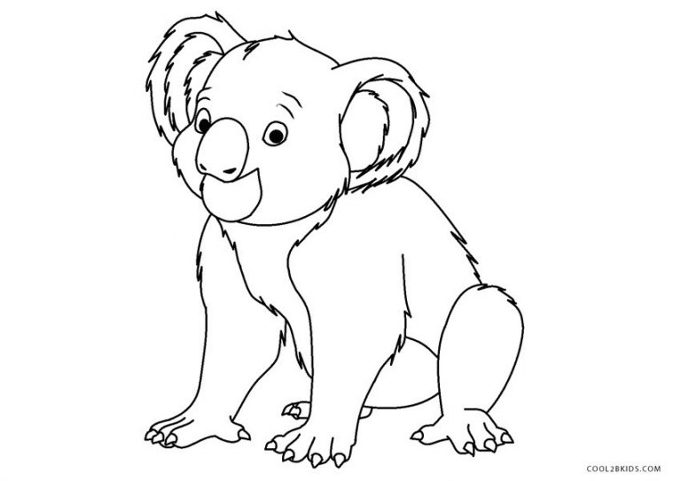 Ausmalbilder Koala - Malvorlagen kostenlos zum ausdrucken