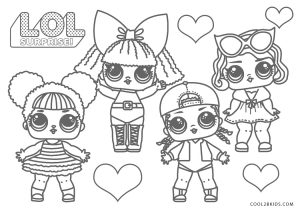 free printable l o l coloring pages for kids