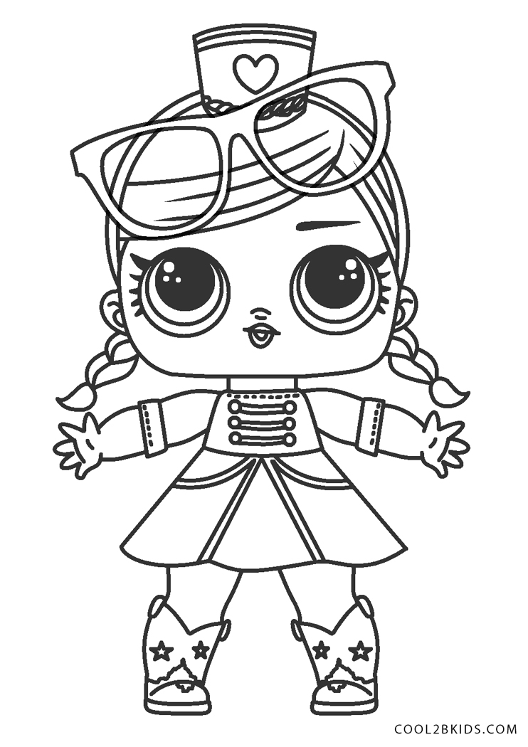 Free Printable L.O.L Coloring Pages For Kids