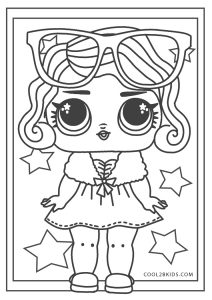 990  Lol Surprise Coloring Pages Unicorn  Latest HD