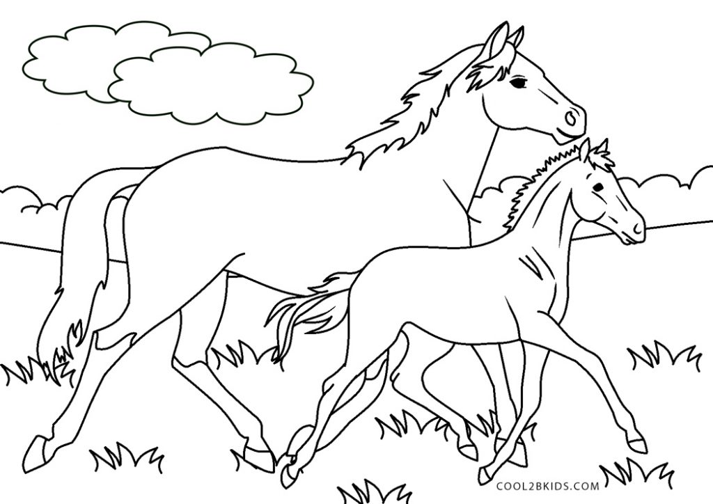 Coloriages  Cheval  Coloriages Gratuits à Imprimer