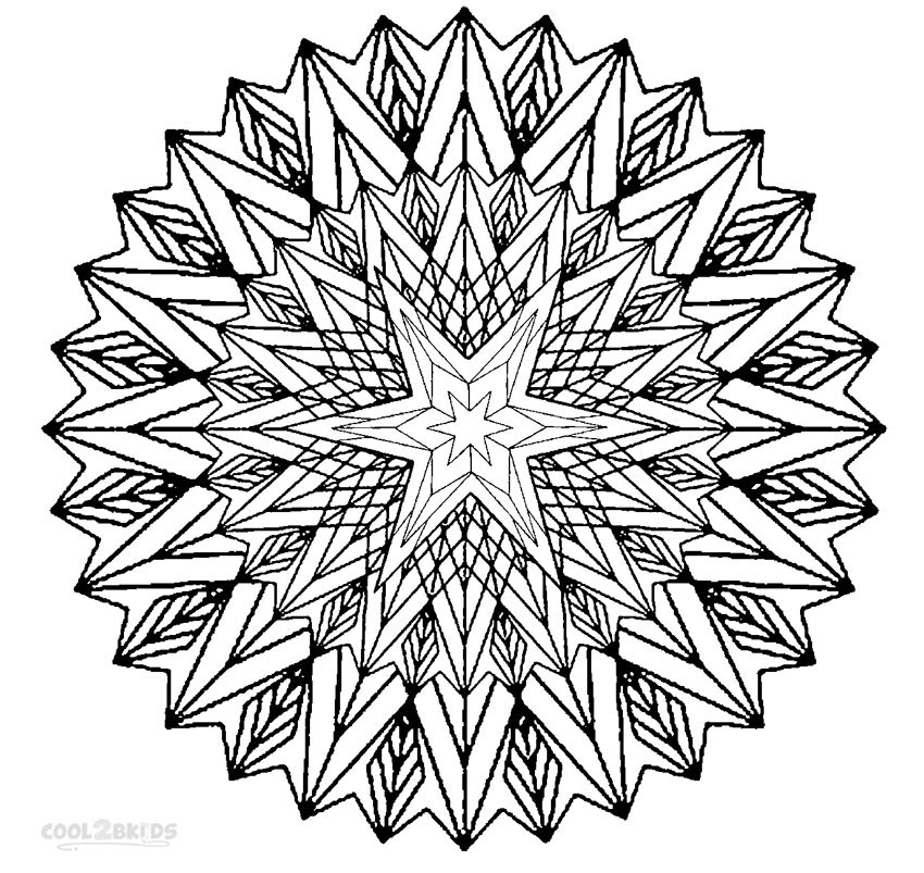 Coloriage Mandala - Coloriages Gratuits à Imprimer - Dessin 30878