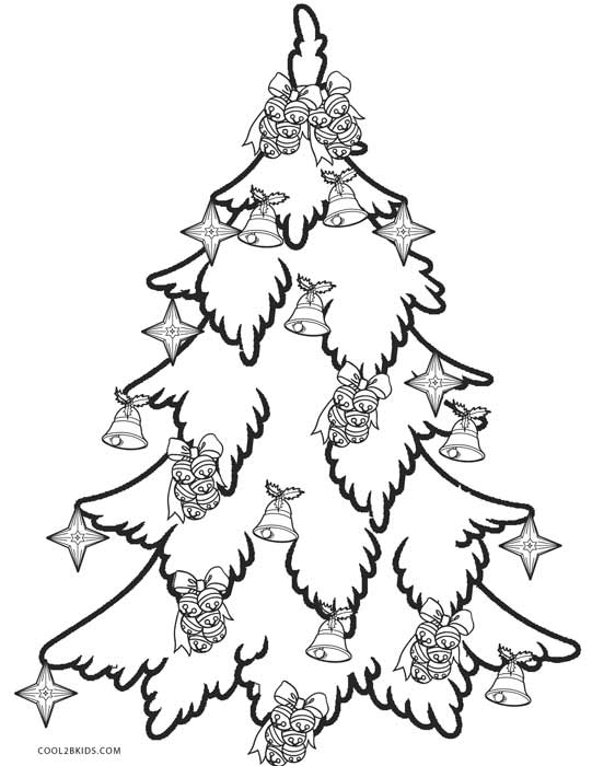 Coloriages  Sapin de Noël  Coloriages Gratuits à Imprimer