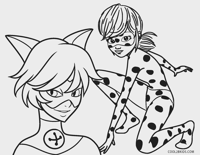 Miraculous Lady bug e Cat noir - Para Imprimir e Colorir  Páginas de  colorir com animais, Joaninha milagrosa, Desenhos para colorir ladybug