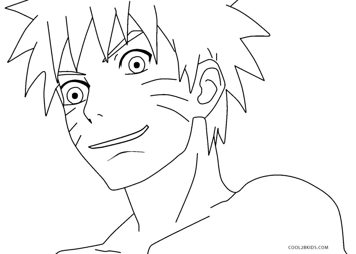 Desenhar, Pintar e Colorir Desenho do Naruto Raposa de 9 Caudas