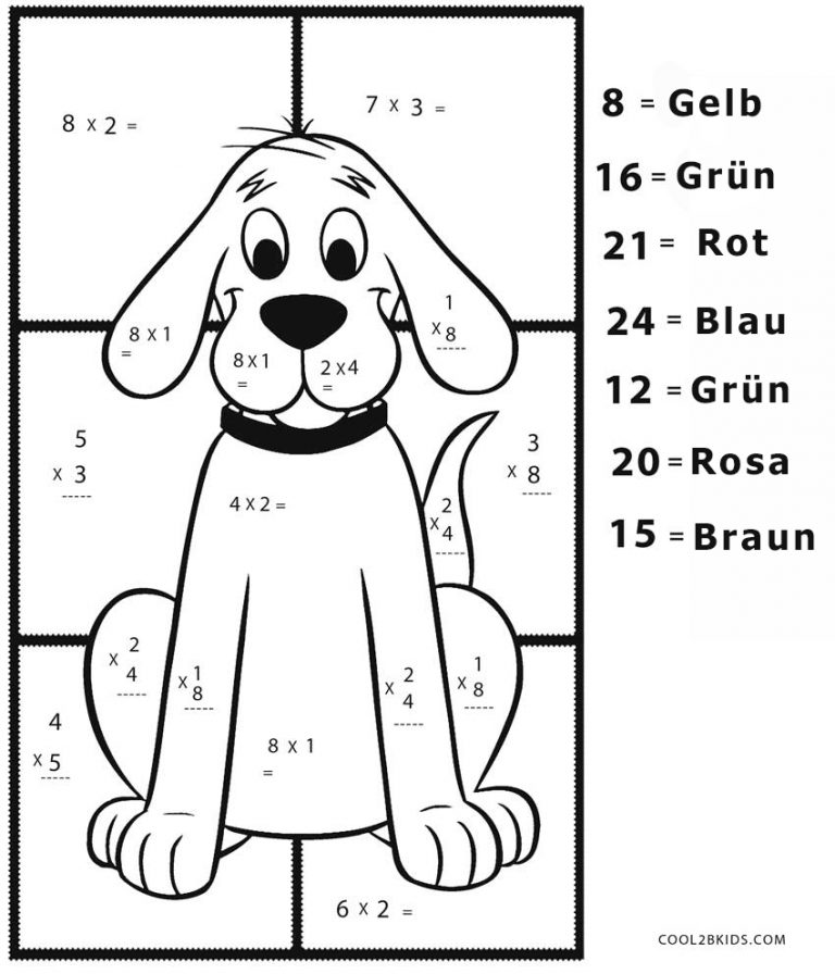 Ausmalbilder Mathe - Malvorlagen kostenlos zum ausdrucken