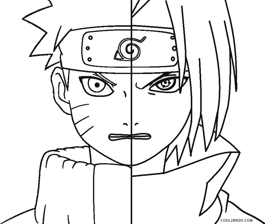 Desenhos de Naruto para colorir - Páginas para impressão grátis