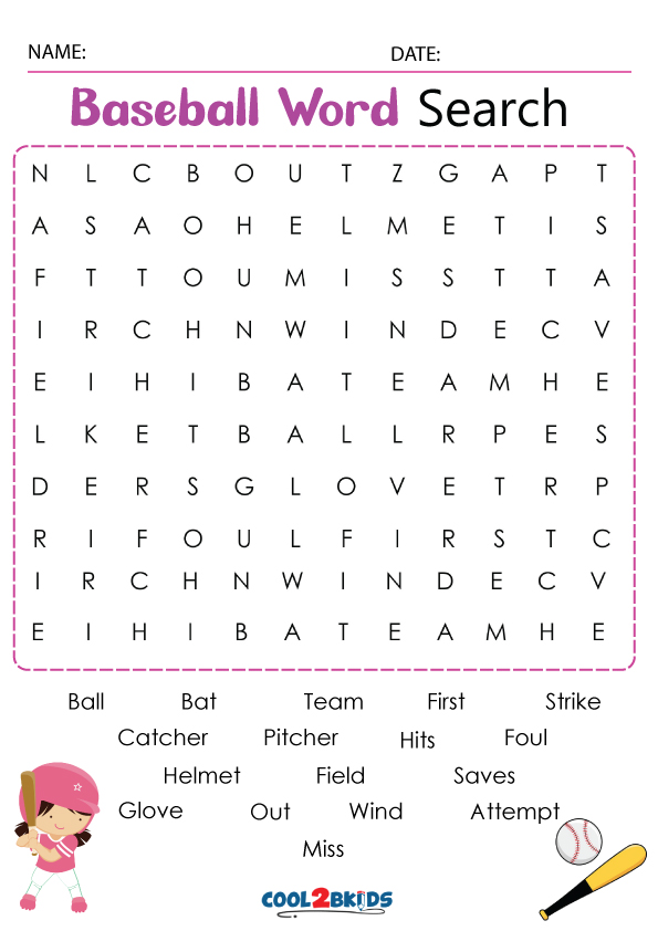 baseball-word-search-printable