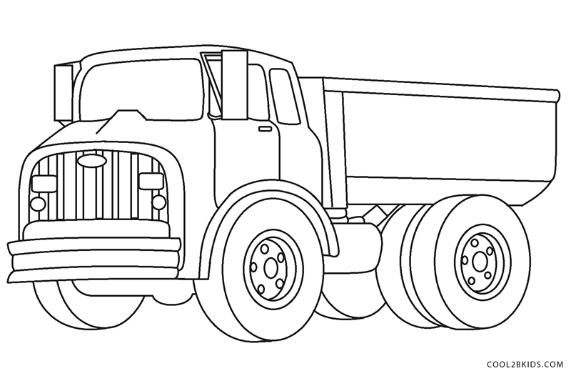 Desenhos de Caminhões para colorir - Páginas de colorir