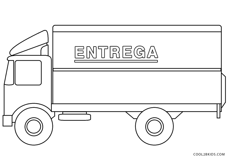 como desenhar caminhão arqueado 