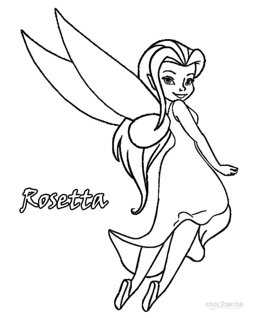 Coloriages  Fées Disney  Coloriages Gratuits à Imprimer