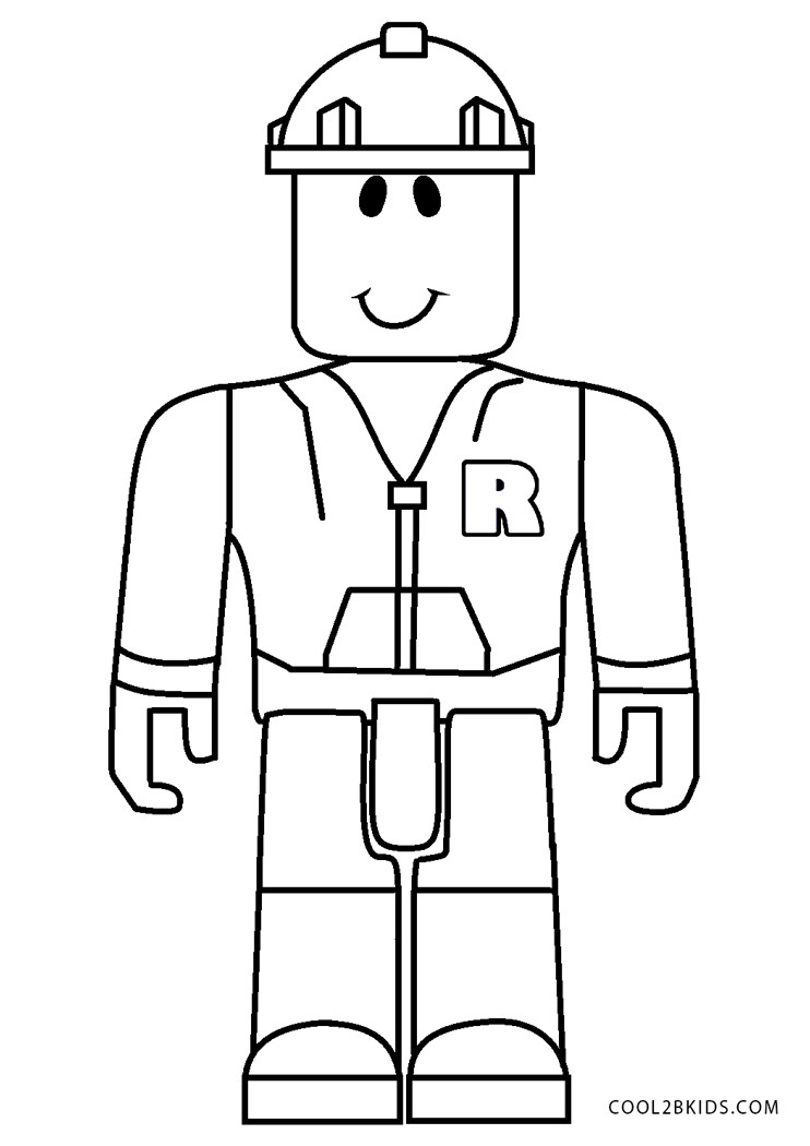 Desenhos de Roblox para Colorir e Imprimir - Tudo Para Colorir