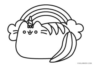 Desenhos de Pusheen para colorir - Páginas para impressão grátis