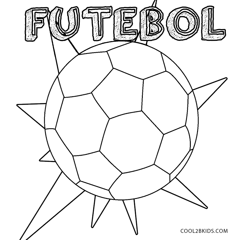 Desenho de Futebol para Colorir - Colorir.com