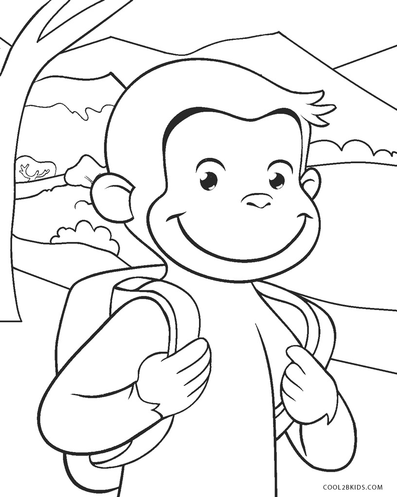 Desenhos de George o Curioso para colorir - Páginas para impressão grátis