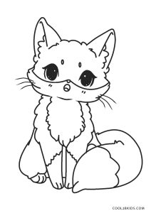 Resultado de imagem para desenhos de raposa para colorir kawaii