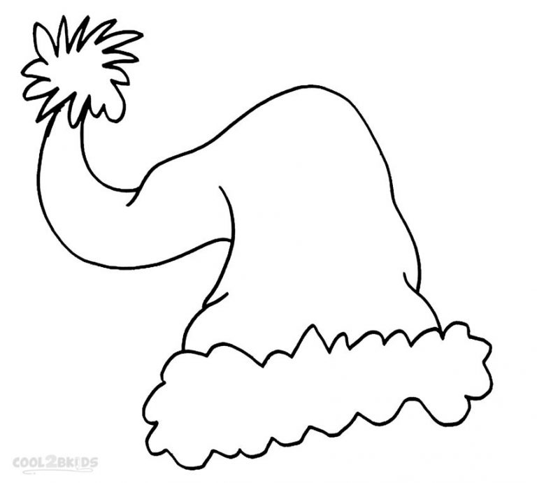 Coloriages  Bonnet de Noel  Coloriages Gratuits à Imprimer