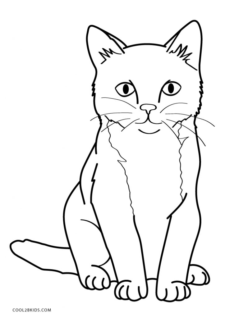 Coloriages  Chat  Coloriages Gratuits à Imprimer