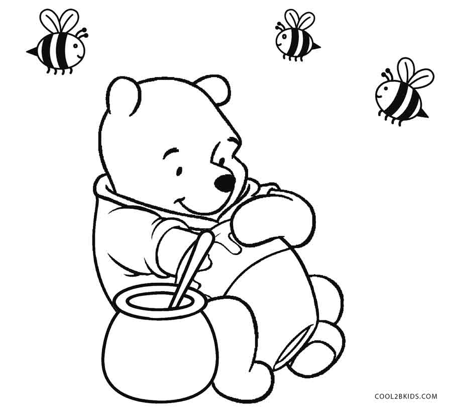 Coloriages  Winnie l'ourson  Coloriages Gratuits à Imprimer