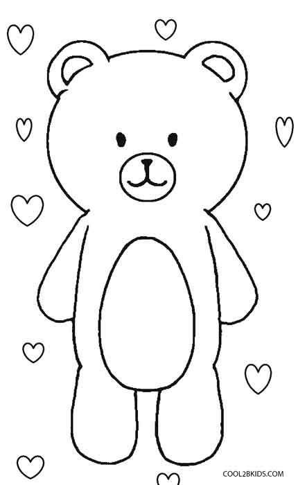 Coloriages Nounours Coloriages Gratuits à Imprimer