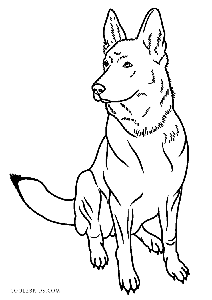 Coloriages  Chien  Coloriages Gratuits à Imprimer
