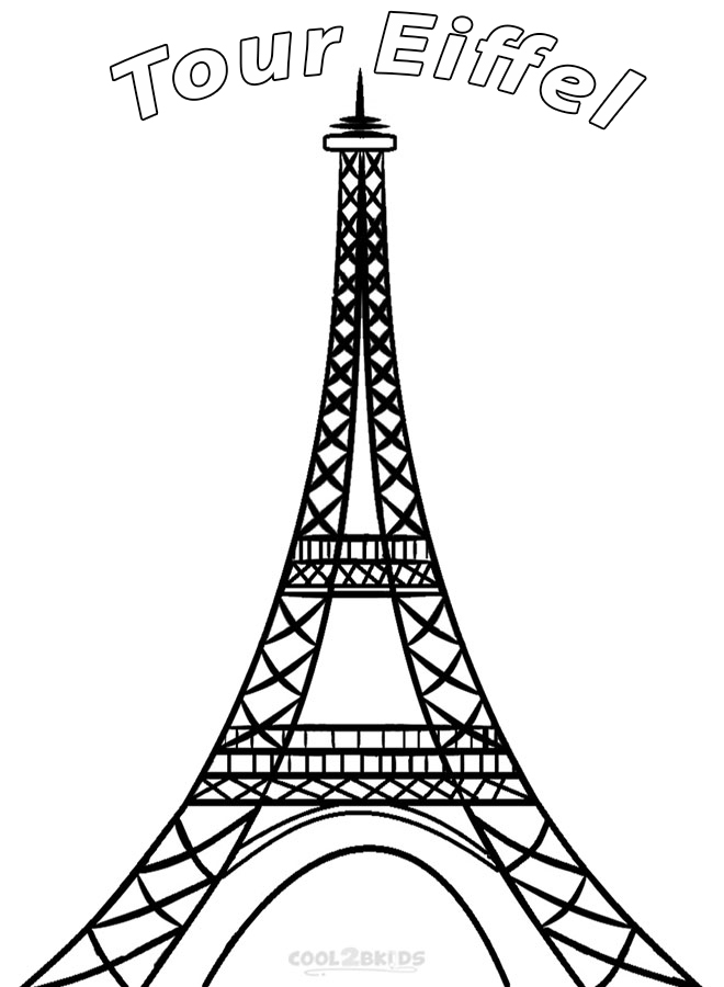 petite tour eiffel dessin