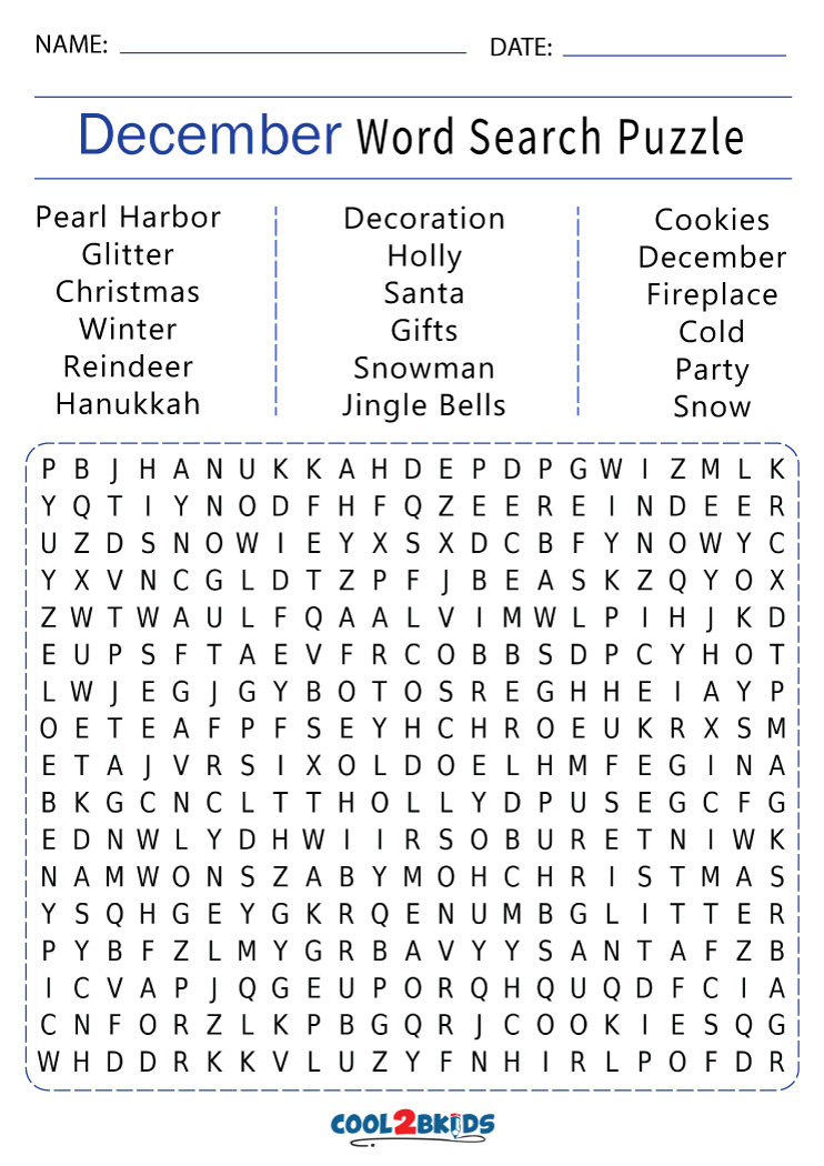 december-word-search-free-printable