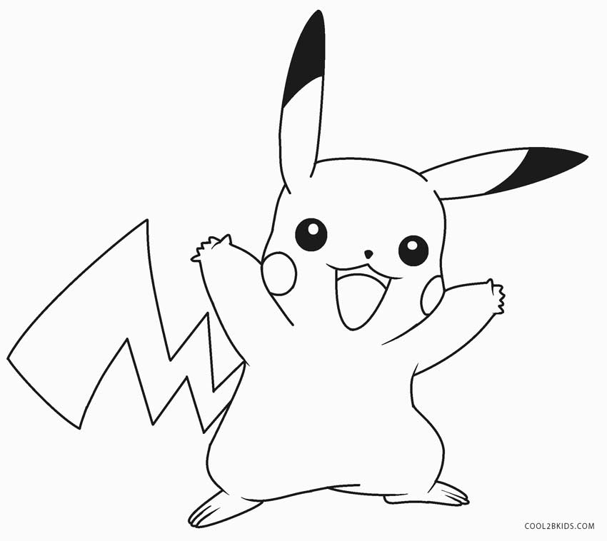 Coloriages Pikachu Coloriages Gratuits à Imprimer