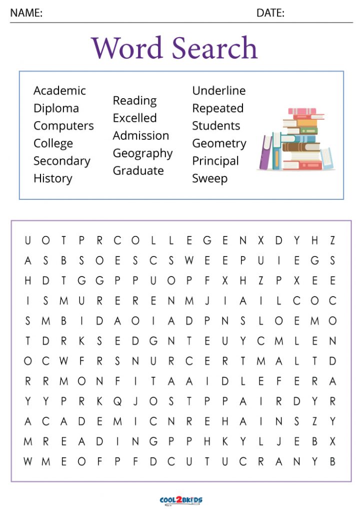Printable Word Search Grade 6 Freeprintabletmcom Free Printable Large 