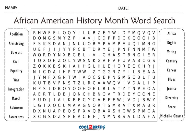 Printable History Word Search Cool2bKids printable-history-word-search-cool2bkids