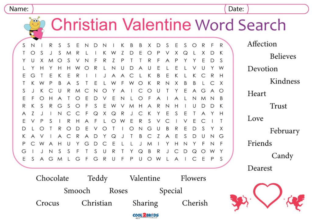 christian word search cool2bkids