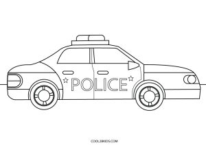 Free Printable Police Car Coloring Pages For Kids