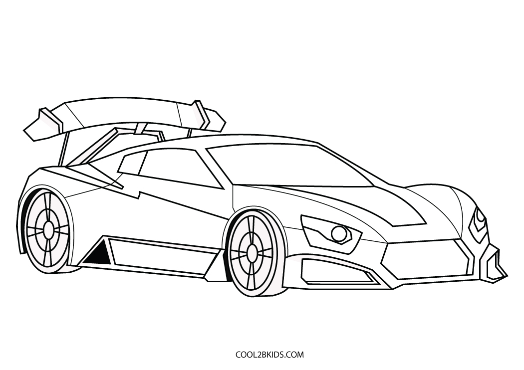 Free Sports Car Coloring Pages - boringpop.com