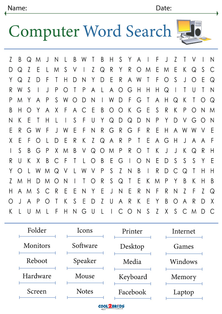 free-printable-computer-word-search