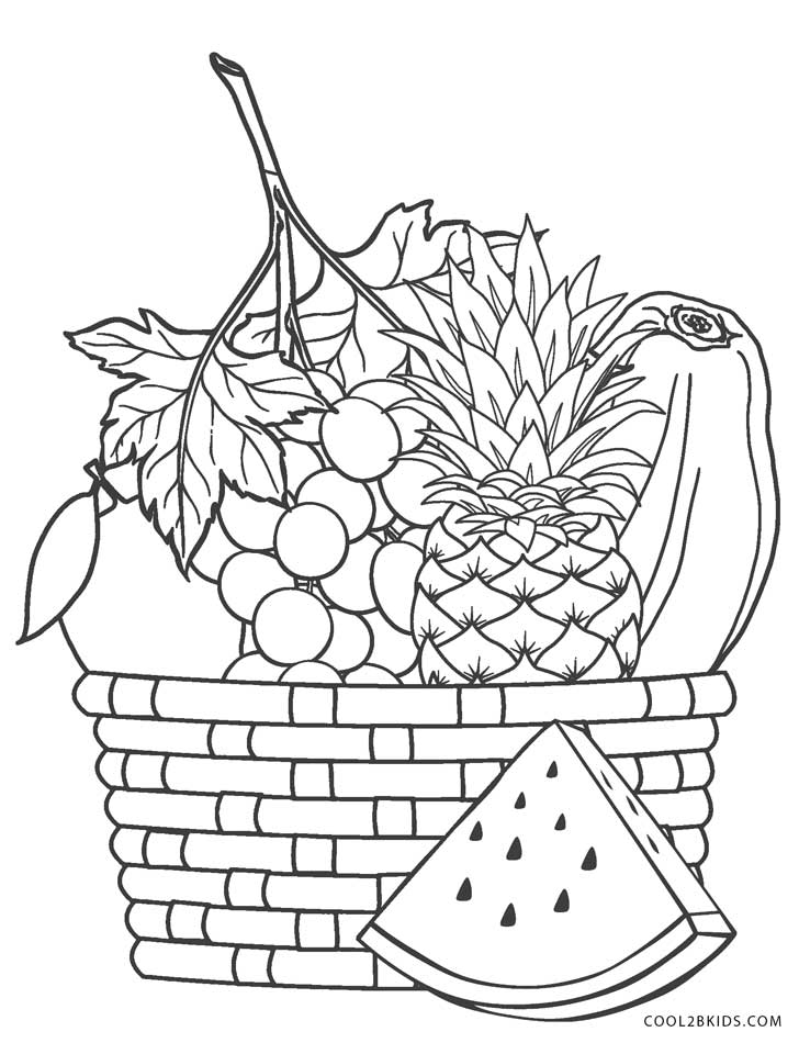 Fruits de la ferme Coloriage adulte imprimable de Favorreads Pages