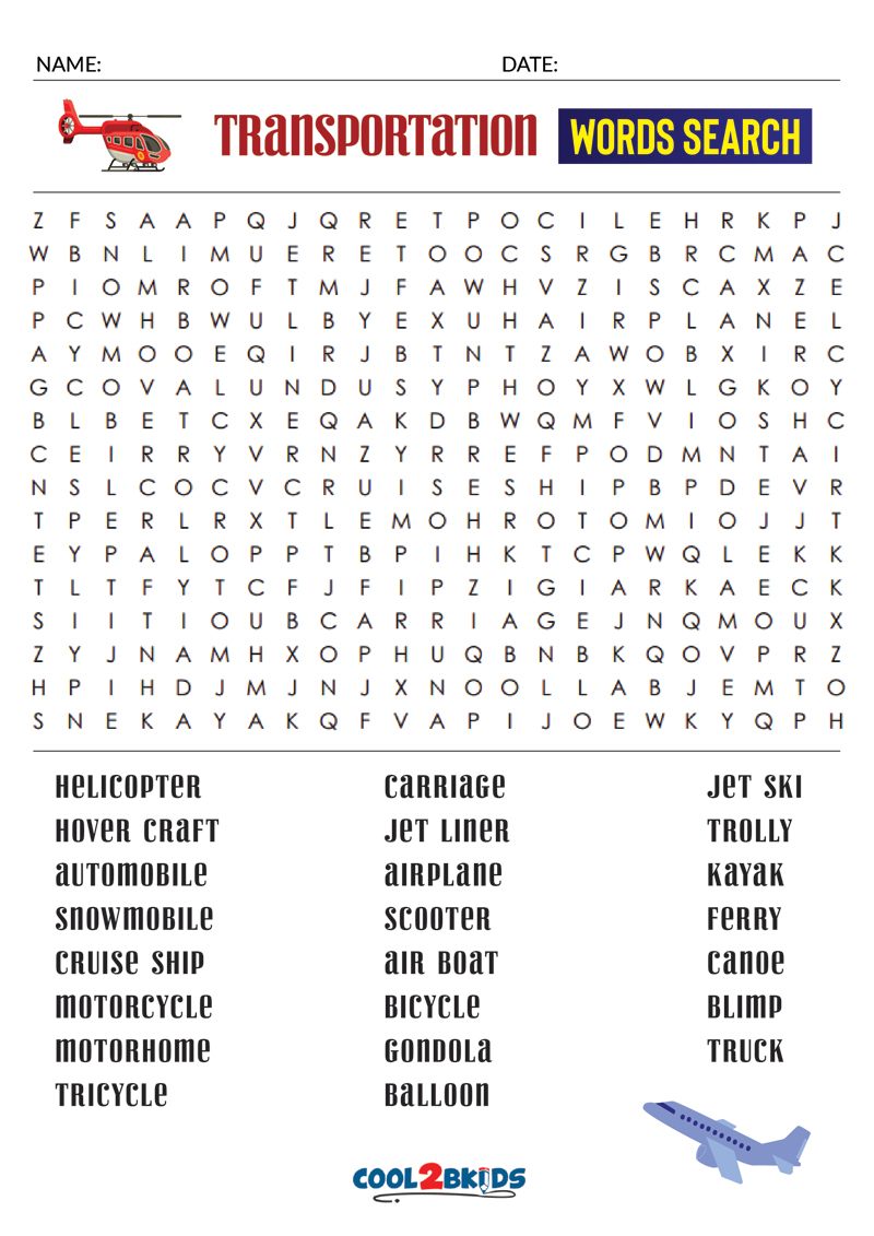 Challenging Hard Word Search Printable