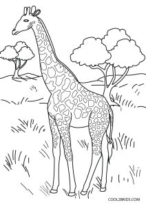 printing coloring pages of animals