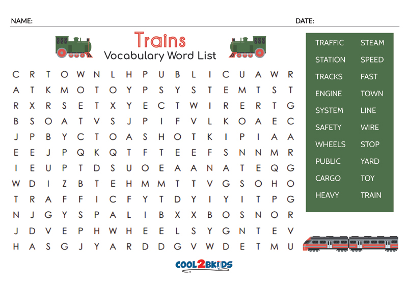 Printable Easy Word Search Cool2bKids