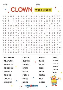 printable large print word search cool2bkids