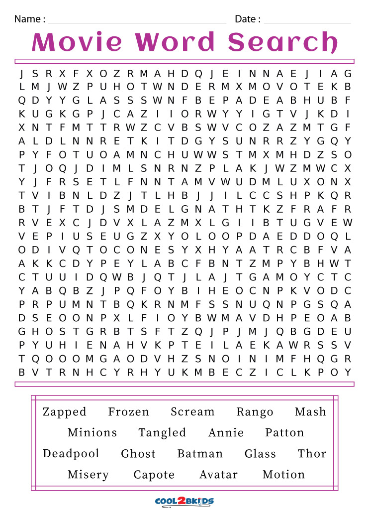 Printable Word Search Worksheets Activity Shelter Free Printable Word 