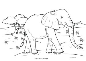 printing coloring pages of animals