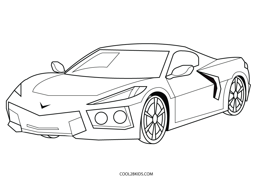 Colouring Pages Sports Car Free Coloring Page My XXX Hot Girl
