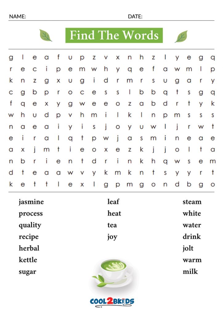 Printable Easy Word Search - Cool2bKids