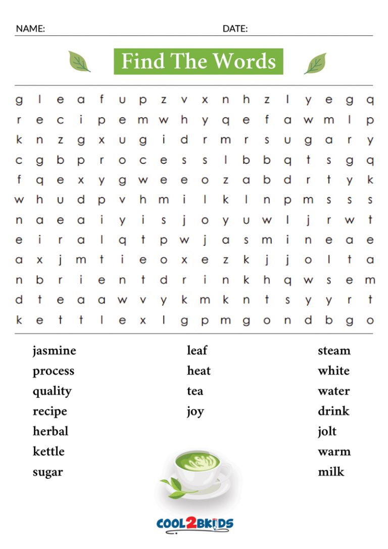 Printable Easy Word Search - Cool2bKids