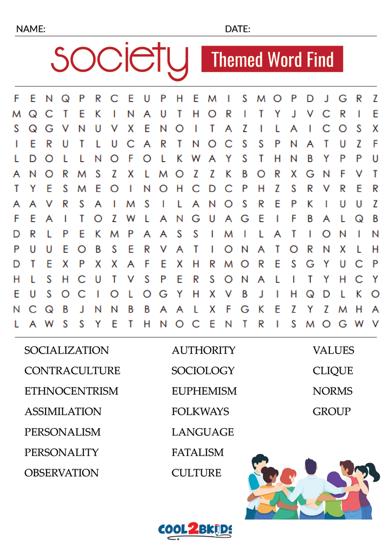 Adult Word Search Printable